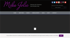 Desktop Screenshot of mikajolie.com